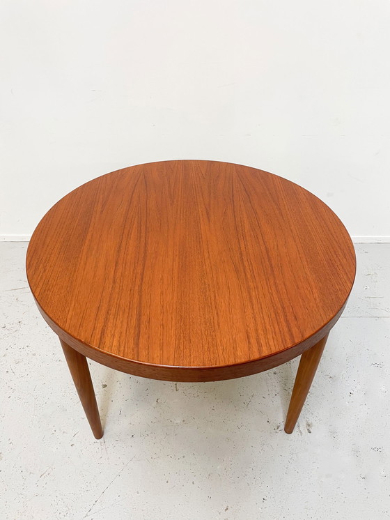 Image 1 of Round dining table by Olé Hald for Gudme Denmark