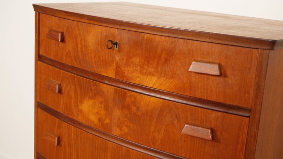 Image 1 of Commode vintage | 6 tiroirs | Design danois | Façade ronde