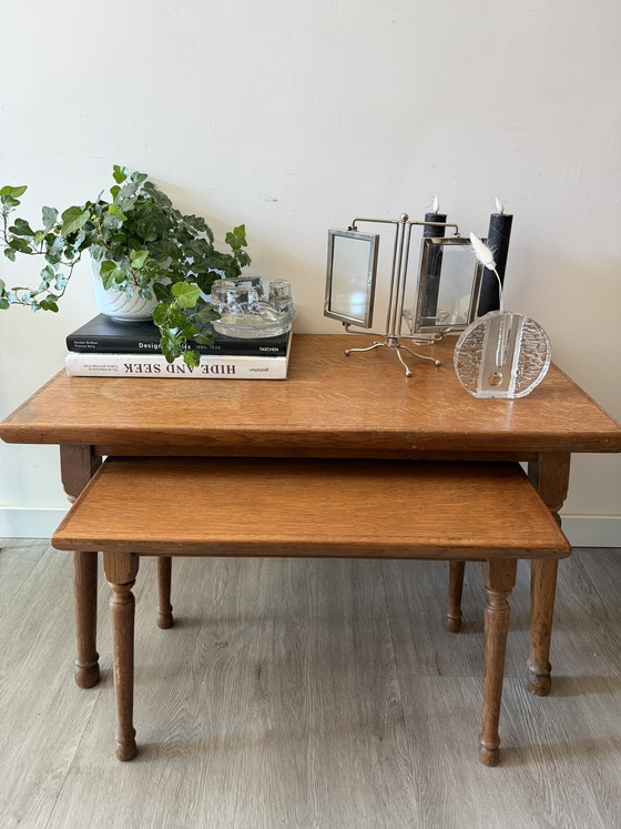 Image 1 of Set of 2 vintage side tables Mimi set