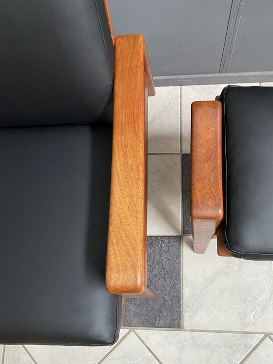 Image 1 of Poltrona Teak Arm di Arne Wahl Iversen rivestita