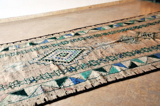 Image 1 of  Tappeto Boujaad marocchino vintage - Toni tenui, 375 x 167 cm