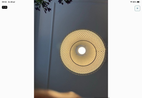 Image 1 of 2x Rick Tegelaar lampen