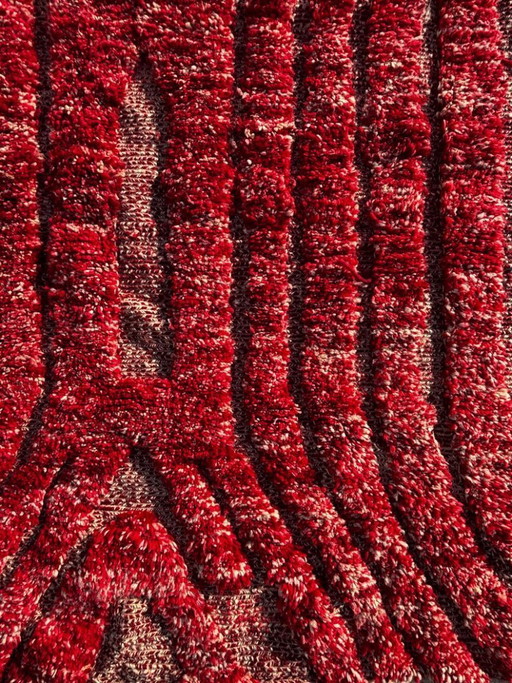 Moroccan Mrirt Wool Rug 200x300 cm – Handmade Berber Area Rug – Luxury Thick Wool – New Rug – Free Worldwide Shipping