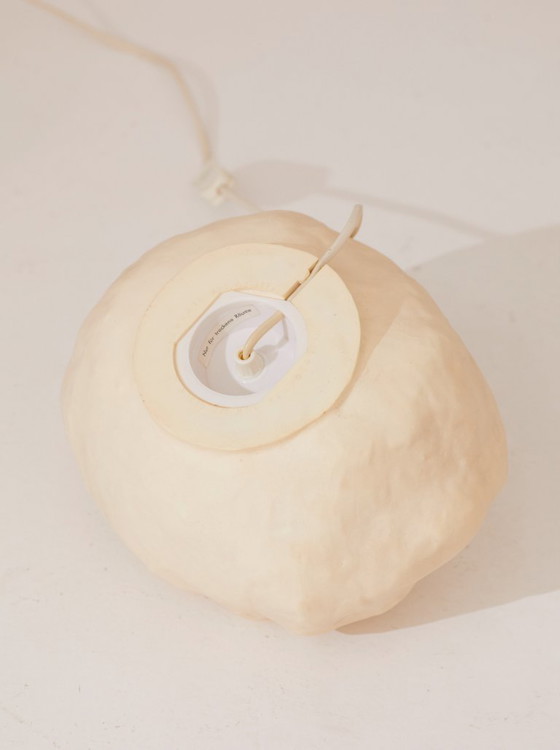 Image 1 of Lampada vintage in plastica Heico con ciottoli e pietre, circa 1980 dlg Cazenave