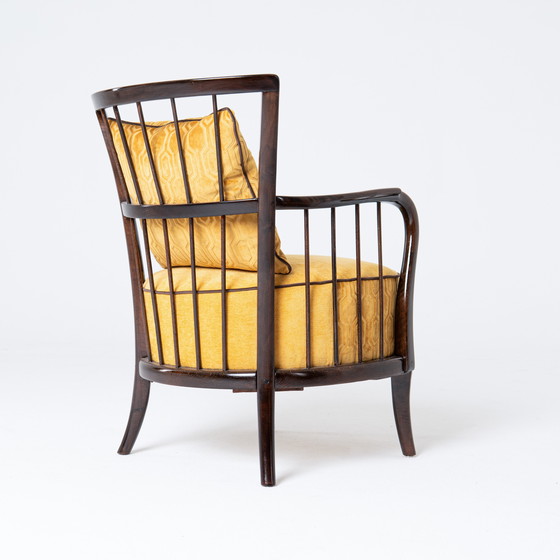 Image 1 of 2x Hungarian Art-Deco Armchairs 1920s