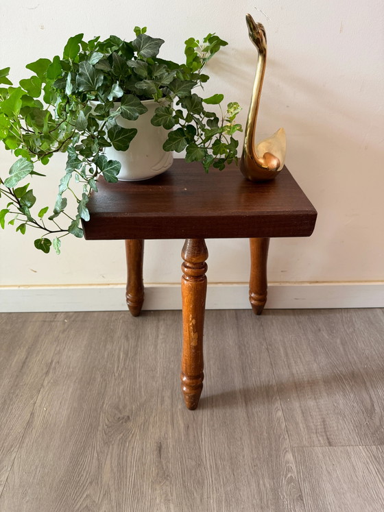 Super cute vintage plant stand – Plant table, Wood (photo 6 of 8)