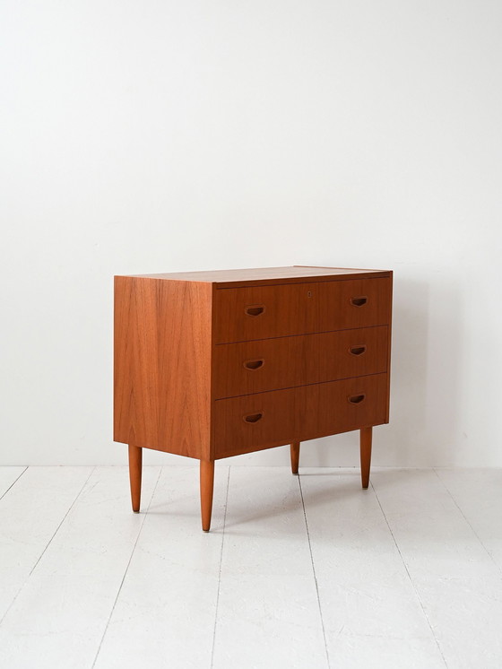 Image 1 of 1960er Jahre Skandinavische Kommode aus Teakholz