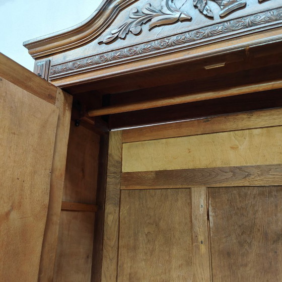 Image 1 of Armoire ancienne vintage, penderie, dressing. Bois