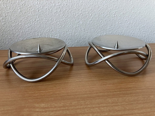 2 candelabros de Georg Jensen