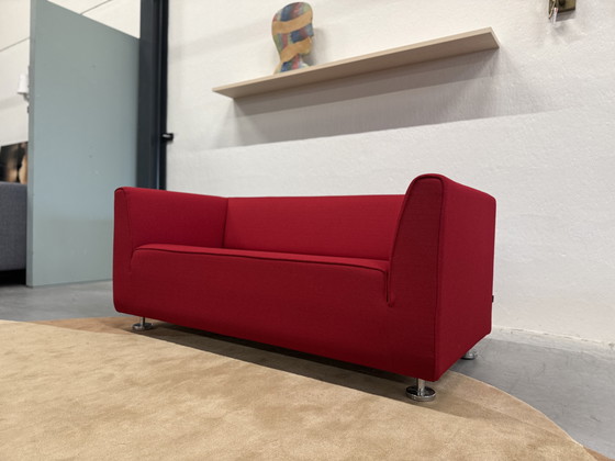 Image 1 of Gelderland 4800 Coin salon 2,5 & 2 places & 2 fauteuils rouge