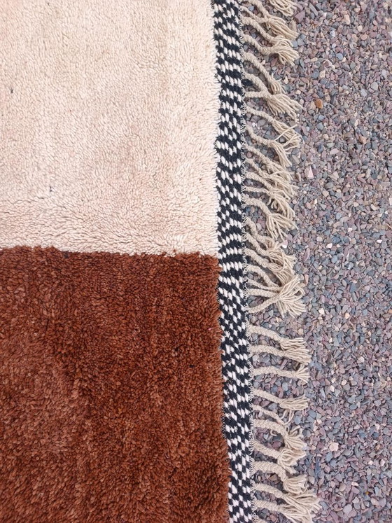 Tappeto Marocchino Autentico in Pura Lana con Motivi Colorati Misura 2/3 M – Aime Té, Tappeti, Wool (photo 7 of 7)