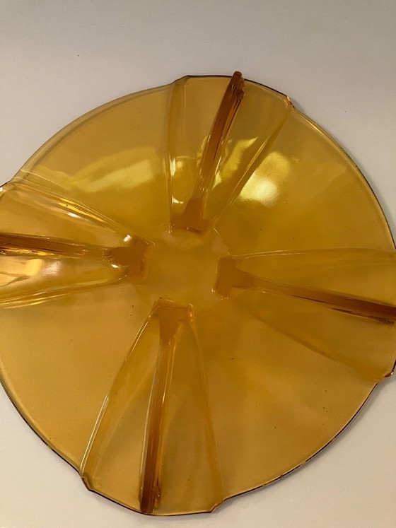Image 1 of Große Schale im Art-Deco-Stil, Hermanova-Hütte, ca. 1930