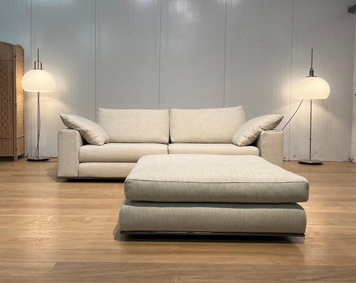 Minotti Hamilton 3 plazas + reposapiés