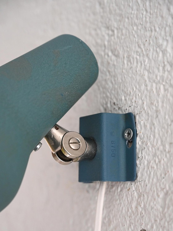 Image 1 of Lampada da parete scandinava blu degli anni 1950/60