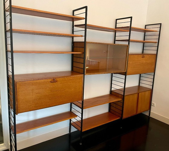 Image 1 of Sistema di scaffalature Staples Ladderax – anni '60