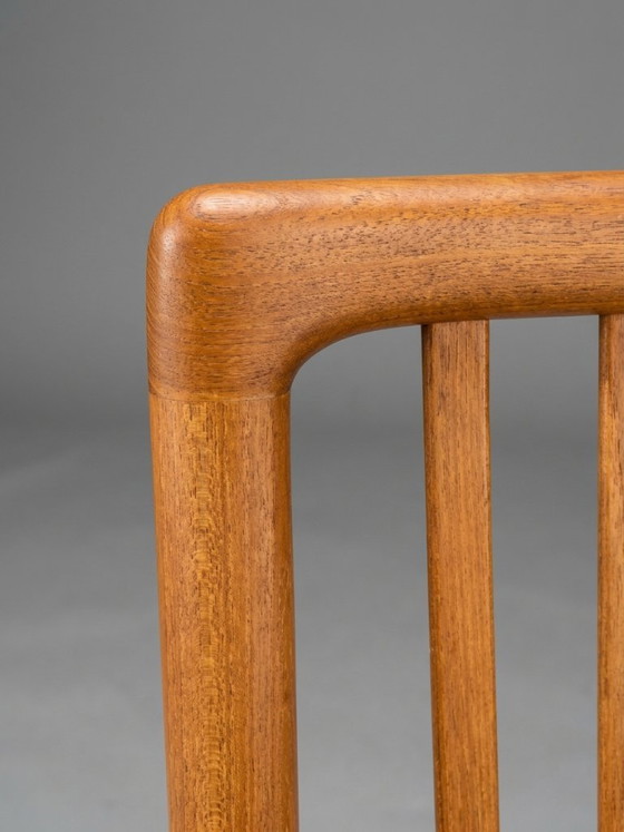 Set di 4 Sedie da pranzo Kai Kristiansen, Model 170, Schou Andersen, anni '60, Legno, Tessile, Marrone (foto 7 di 8)