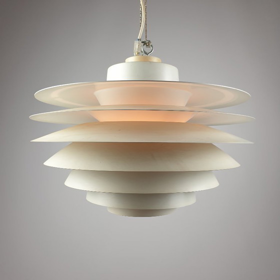 Image 1 of Lampe à Suspension Mid-Century Moderne "Verona" par Svend Middelboe pour Nordisk Solar, 1960s