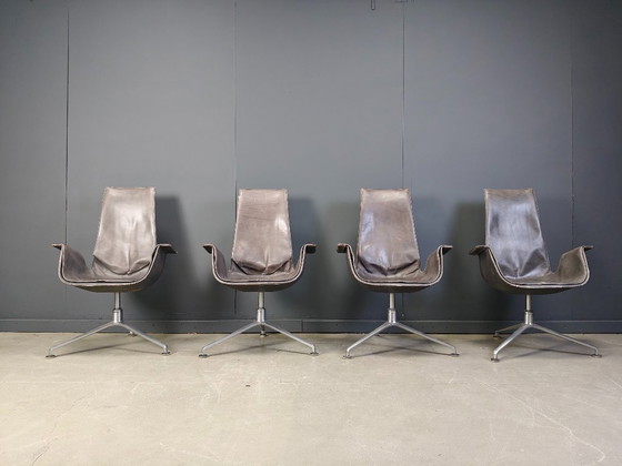 Image 1 of Fk 6725 Stühle von Preben Fabricius & Jørgen Kastholm für Walter Knoll, 1960er – 4er-Set