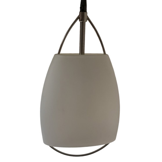 Image 1 of Da Maestri Murano - Lampada a sospensione, con rosone a soffitto - Vetro conico traslucido