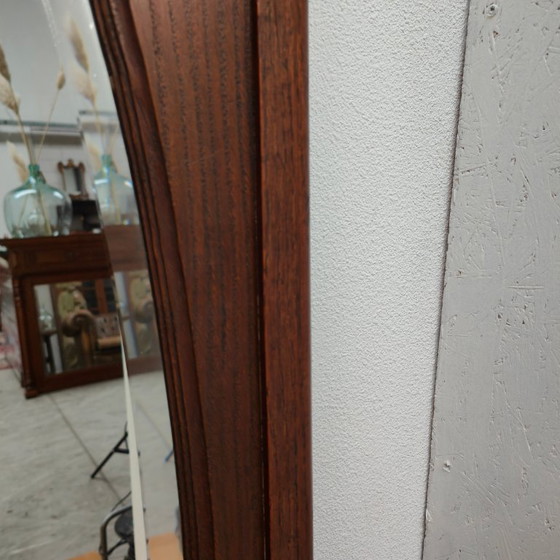 Image 1 of Specchio antico da camino rurale, taglio sfaccettato a specchio