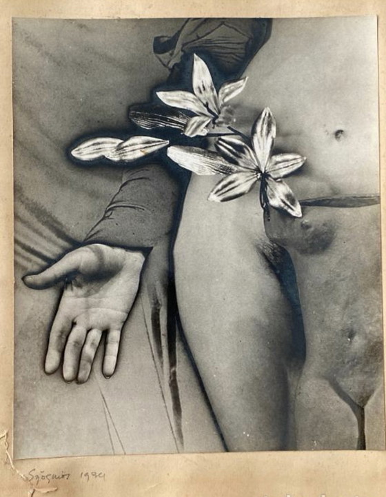 Image 1 of Avant Garde Photography Year 1934, Photography Xperiment Avant-Garde,  Composition.  Signed Original Photograph.