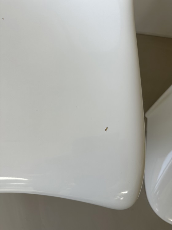 Image 1 of Silla Vitra Panton Classic, 2 unidades, blanco brillante