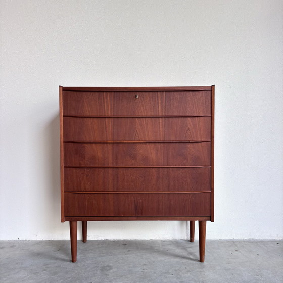 Image 1 of Cassettiera vintage danese in teak