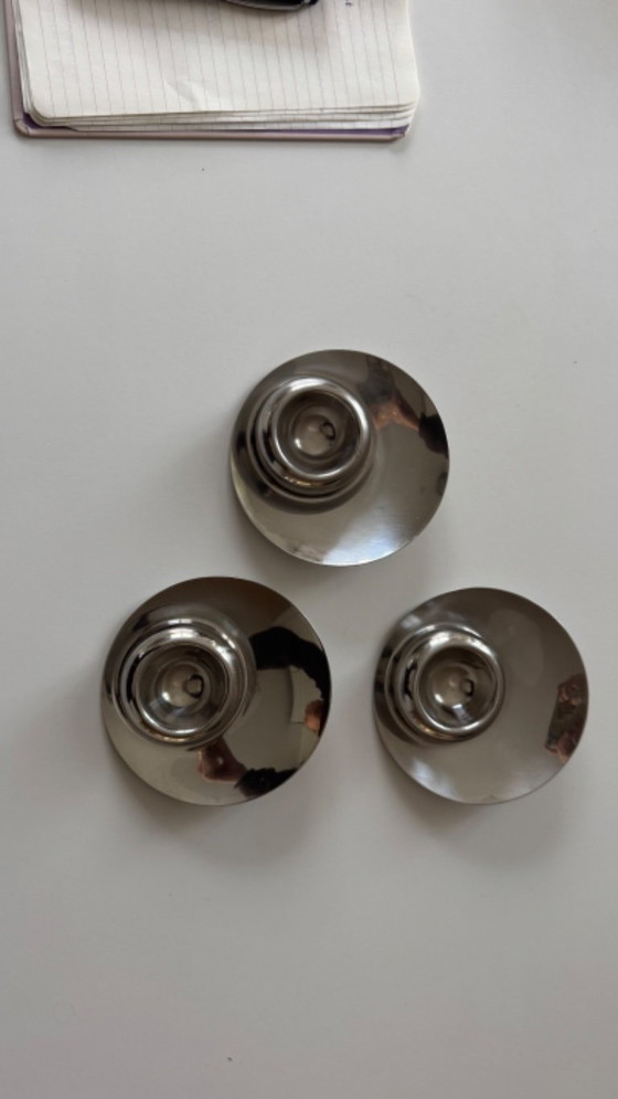 Image 1 of Portauova vintage in acciaio inossidabile