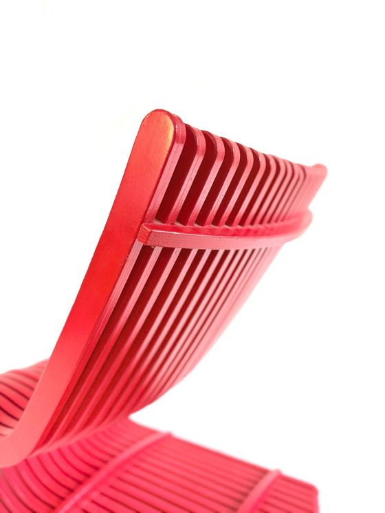 Image 1 of Vintage parametric armchair, Piegatto '80s style