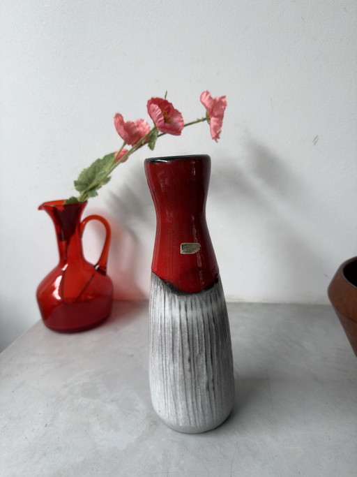 Vintage Scheurich Europ Linie Vase 520-28 – 1960s – Scheurich W-Germany, vazen, Ceramic