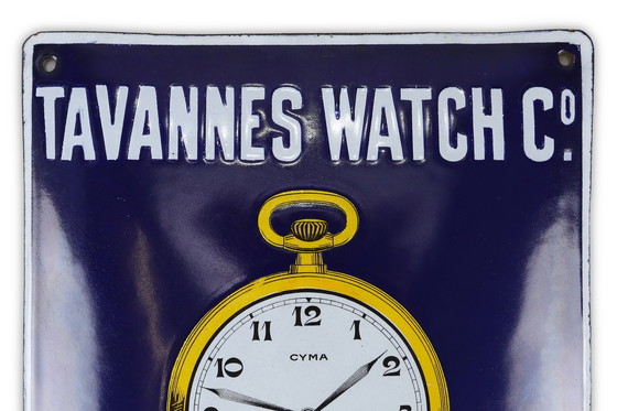 Image 1 of Insegna pubblicitaria smaltata d'epoca di Cyma, 1926