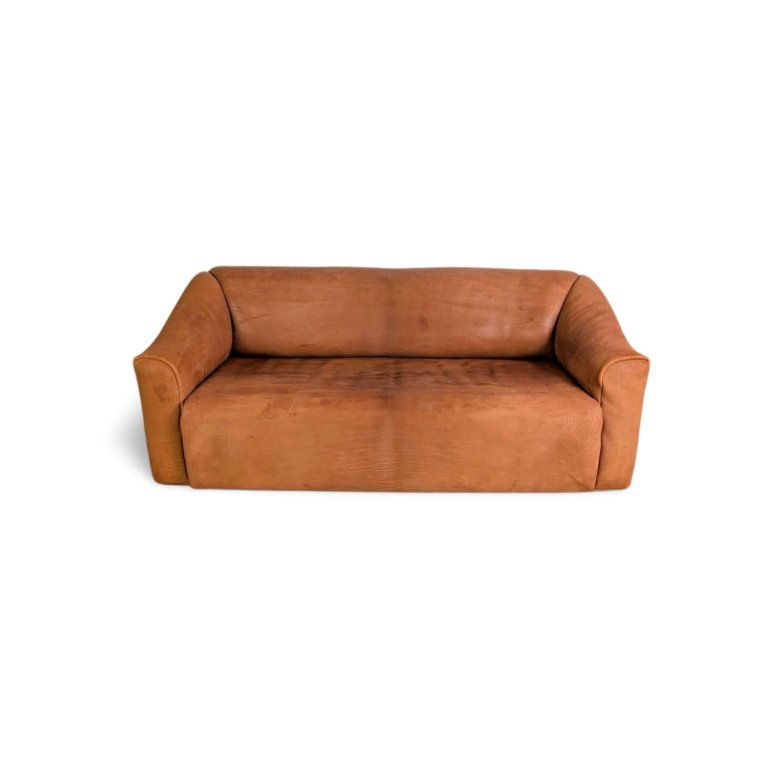 Original de Sede DS 47 three-seater sofa, designer couch, thick leather