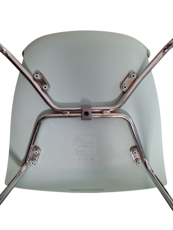 Image 1 of 4x Kartell Maui chairs by Vico Magistretti