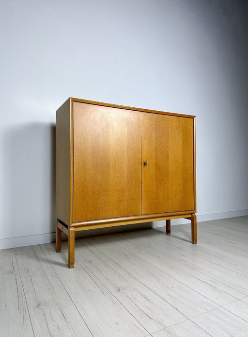 Vintage Swedish Oak Cabinet by Marian Grabinski for IKEA 60s