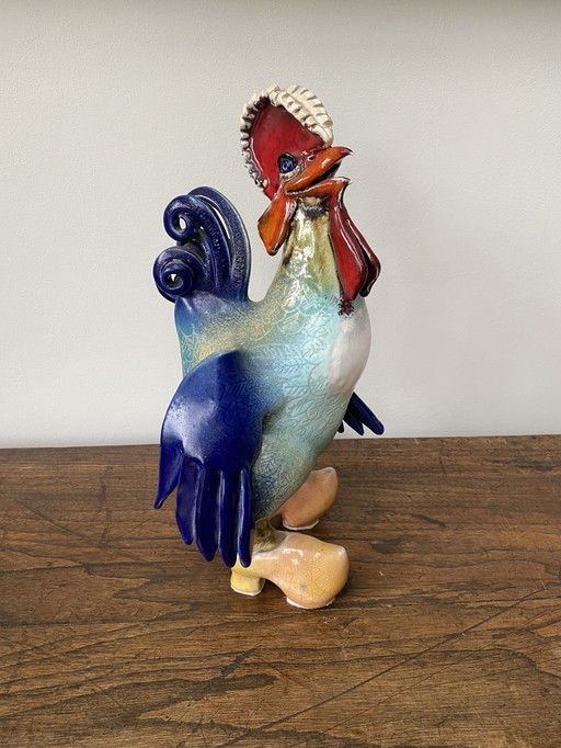 Coq sur sabots