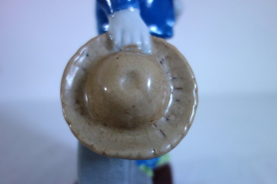 Image 1 of Chinese Biscuit Porcelain Female Statue - Cultural Revolution #23