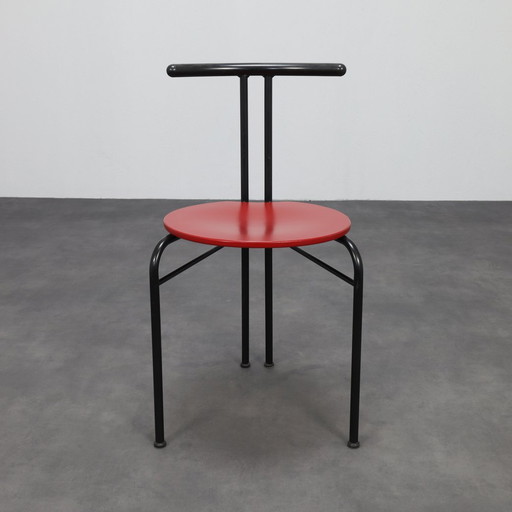 Set of 4 Postmodern Dining Chairs, 1980s