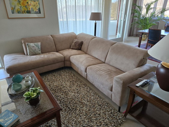 Image 1 of Hoekbank "Cristallo" leder cognac