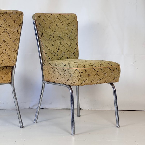 Image 1 of Bauhaus stalen stoel van buizen door József Peresztegi, 1960