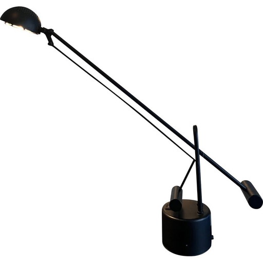 Lámpara colgante articulada vintage, 1980