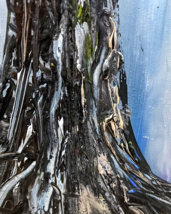 Evelina VINE - Histories Etched in Crimson - Artist's Painting – Paintings & Drawings, Canvas (photo 3 of 8)