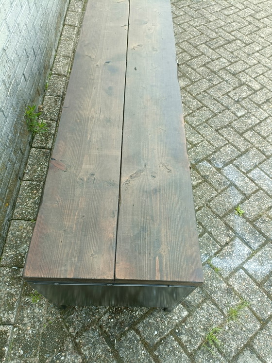 Industrieel Tv Meubel – Hal 5, tv-meubelen, Metal, Wood (photo 14 of 15)
