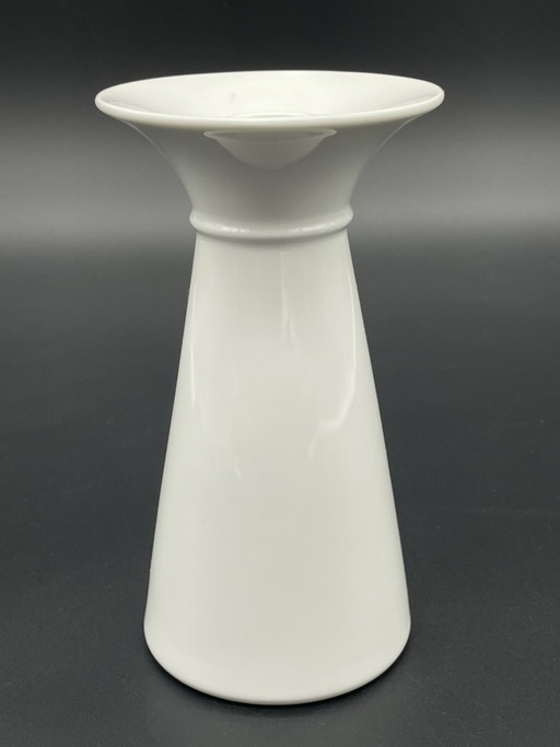 Vintage Kaiser Porzellan Candle Holder white – Mid-Century – 16 cm – tafelaccessoires, Porcelain