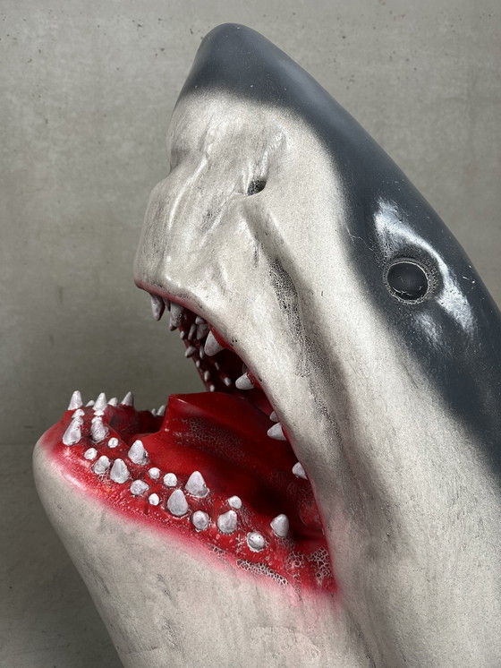 Image 1 of Decorazione murale vintage XL - squalo (poliestere)