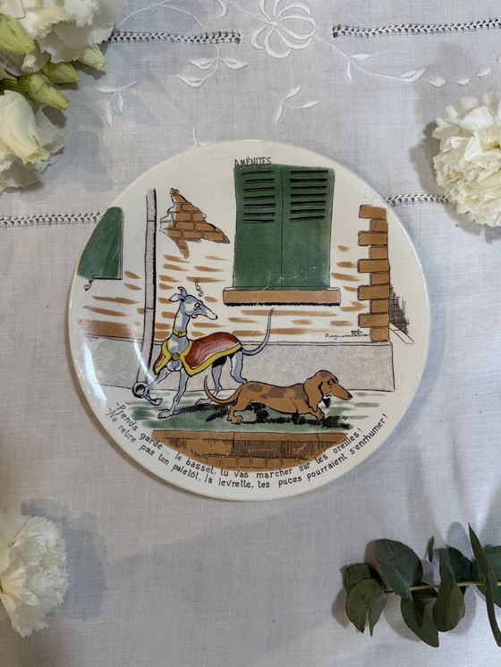 Image 1 of Piatto d'epoca Sarreguemines