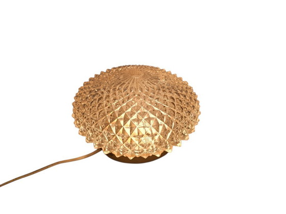 Image 1 of Massive - Hollywood Regency style - crystal - brass - Belgium - 60s