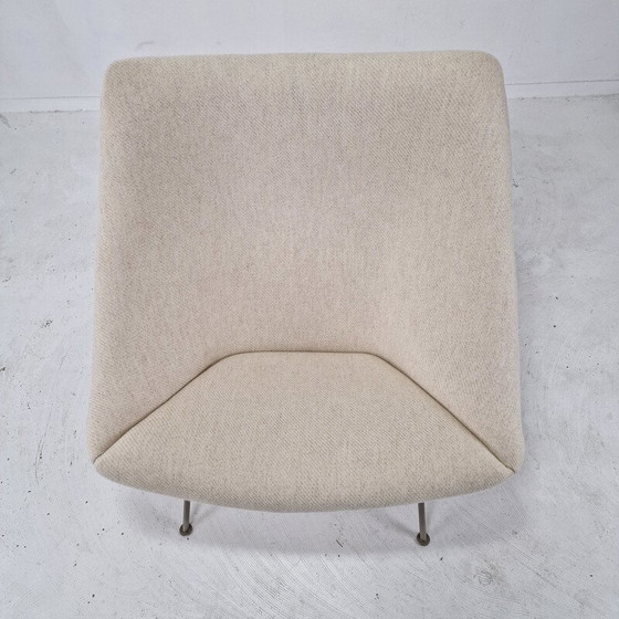 Image 1 of Vintage Oyster armchair with ottoman by Pierre Paulin for Artifort, 1960s