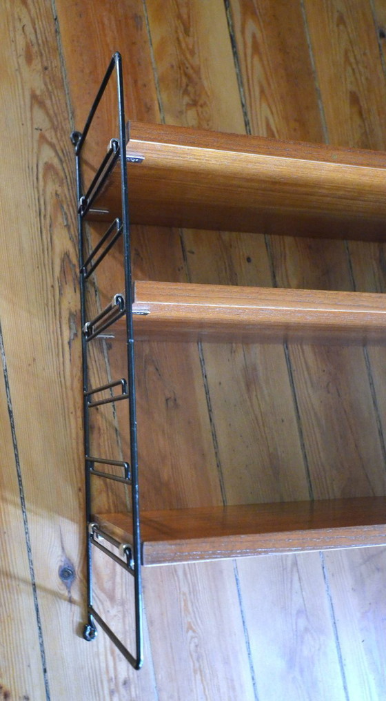 Image 1 of Scaffale String in teak danese di metà secolo