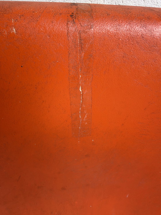 Image 1 of Chaise design orange – Étienne Fermigier (vers 1970)