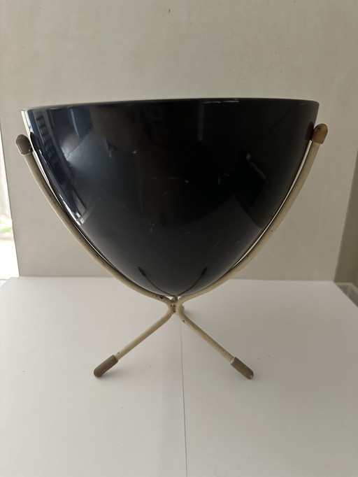 BULLET PLANTER 1950s '60s VINTAGE PLANT BOWL ON A 3-LEG